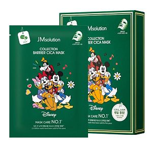 JMSolution Disney Barrier Cica Mask Тканевая маска с центеллой для укрепления барьера 30 мл