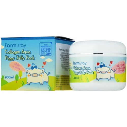 Farmstay Collagen Aqua Piggy Jelly Pack Маска-желе увлажняющая со свиным коллагеном 100мл