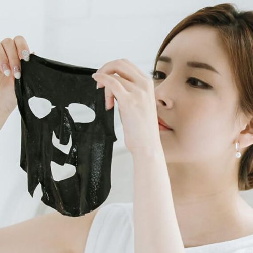 Dr. Althea Pore-Control Charcoal Mask Чёрная тканевая маска с углём для очищения кожи 29 г фото 3