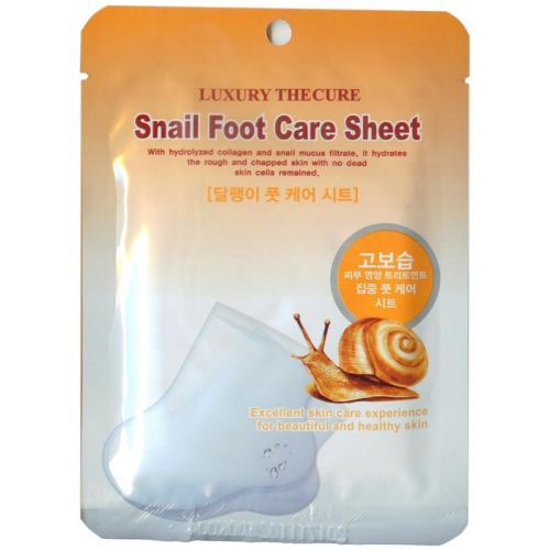 Co Arang Snail Foot Care Sheet Маска для ног с экстрактом слизи улитки 8мл