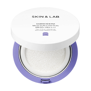 SKIN&LAB Barrierderm Mild Sun Cushion Солнцезащитный кушон с церамидами SPF50+/PA++++ 15г+15г