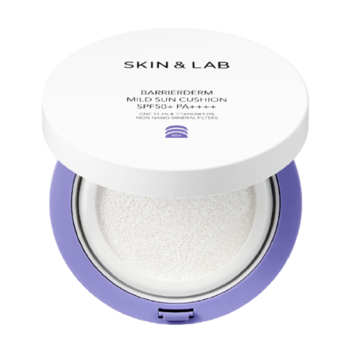 SKIN&LAB Barrierderm Mild Sun Cushion Солнцезащитный кушон с церамидами SPF50+/PA++++ 15г+15г