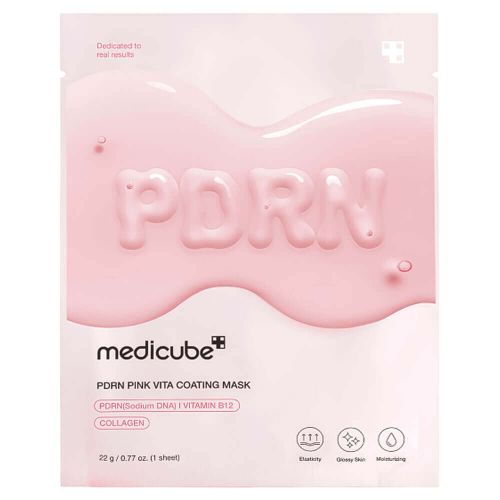 Тканевая маска с ПДРН и коллагеном Medicube PDRN Pink Vita Coating Mask 1шт
