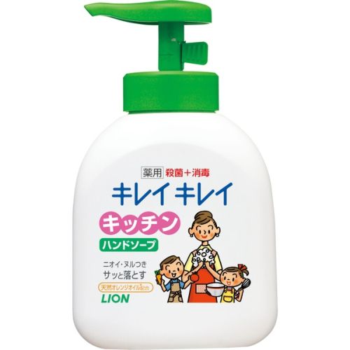 Lion Kirei Kirei Жидкое антибактериальное мыло для рук для кухни 250мл