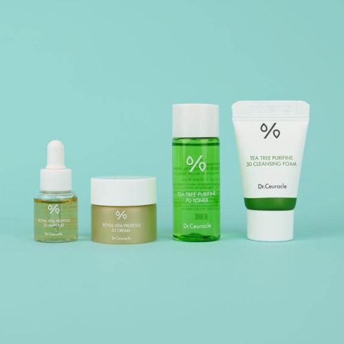 Dr.Ceuracle Best Sellers Mini Kit Набор миниатюр-бестселлеров (пенка, тонер, крем, ампула) фото 2