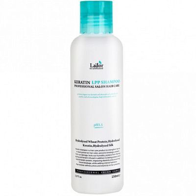 Lador Keratin LPP Shampoo Бессульфатный кератиновый шампунь для волос 150мл