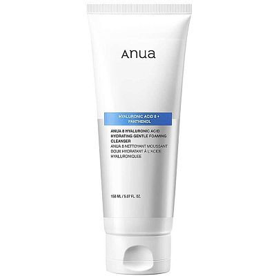Пенка для умывания с гиалуроновой кислотой ANUA 8 Hyaluronic Acid Hydrating Gentle Foaming Cleanser