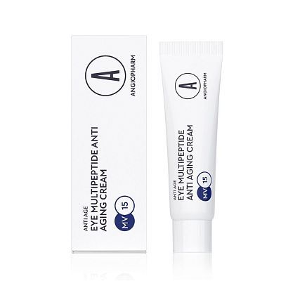 Мультипептидный омолаживающий крем вокруг глаз Ангиофарм Eye Multipeptide Anti Aging Cream 5 мл