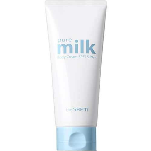 The Saem Pure Milk Body Cream Крем для тела с молочными протеинами SPF15 PA+ 130мл(Уценка)