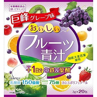 Yuwa Концентрат для приготовления японских напитков "Аодзиру фрукты" 3г*7шт