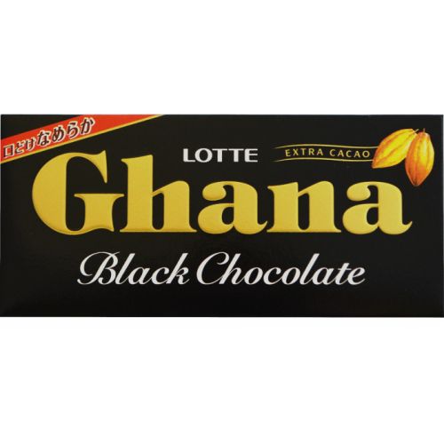 Lotte Ghana Черный шоколад 50г