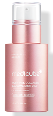 Омолаживающая ампула с микроиглами Medicube PDRN Pink Collagen Exosome Shot 2000 30мл