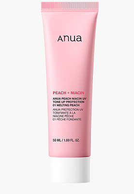 Тонирующий солнцезащитный крем Anua Peach Niacin UV Tone Up Protection 01 Melting Peach SPF50+ PA+++