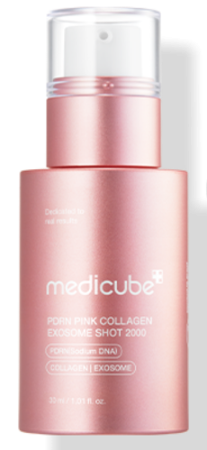 Омолаживающая ампула с микроиглами Medicube PDRN Pink Collagen Exosome Shot 2000 30мл