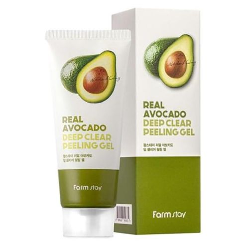 Farmstay Real Avocado Deep Clear Peeling Gel Пилинг-скатка для лица c авокадо 100мл