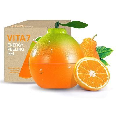 Yeon Vita7 Energy Peeling Gel Пилинг-скатка с мандарином и АНА-кислотами 100 мл