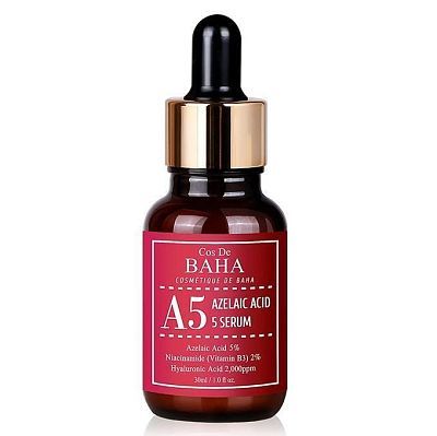 Сыворотка для проблемной кожи с азелаиновой кислотой Cos De BAHA Azlaic Acid 5% Serum 30 мл УЦЕНКА