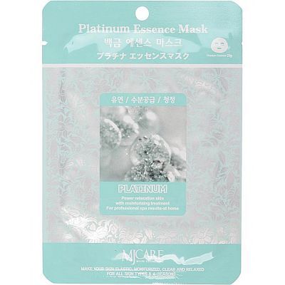 Mijin Platinum Essence Mask Маска тканевая для лица с платиной 23г