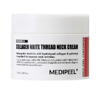 Моделирующий крем для шеи и зоны декольте Medi-Peel Premium Collagen Naite Thread Neck Cream  100 мл