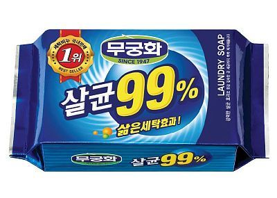 Хозяйственное стерилизующее мыло Mukunghwa Laundry Soap Enhanced Detergent 230г