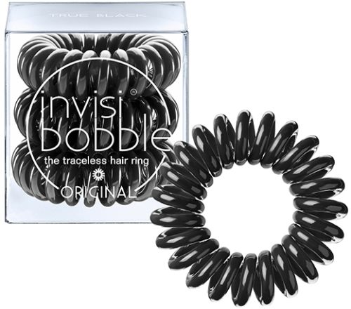Invisibobble ORIGINAL True Black Резинка-браслет для волос (черная) 3шт