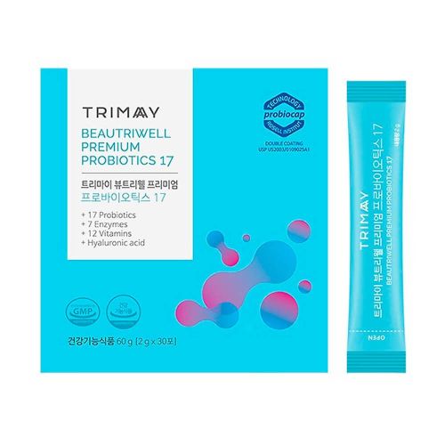 Trimay BeautriWell Premium Probiotics 17 БАД с комплексом 17 пробиотиков и витаминов 30*2г