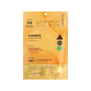 Гидрогелевая маска с микроиглами и витамином С VT Cosmetics Vita-Light Reedle Shot 100