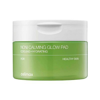 Успокаивающие тонер-пэды с экстрактом нони Celimax The Real Noni Calming Glow Pad 50шт