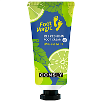 Consly Refreshing Foot Cream Освежающий крем для ног с экстрактами лайма и мяты 100мл