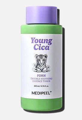 Успокаивающий тонер с центеллой и ПДРН Medi-Peel Young Cica PDRN Trouble Soothing Essence Toner 200м