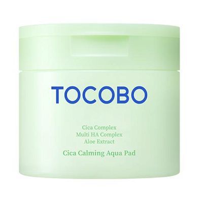 TOCOBO Cica Calming Aqua Pad Успокаивающие тонер-пэды с экстрактом центеллы 60 шт