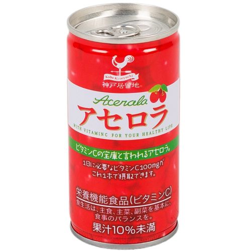 Tominaga Kobe Koryuchi Acerola Сокосодержащий напиток со вкусом барбадосской вишни 185г