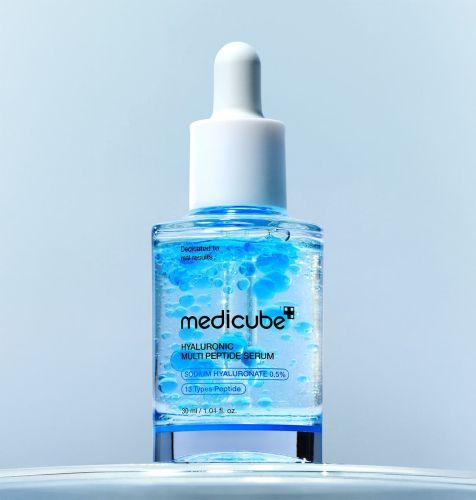 Двухфазная сыворотка с пептидами и ПДРН Medicube Hyaluronic Multi Peptide Serum 30мл