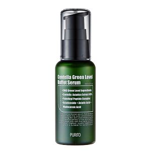 Увлажняющая сыворотка для восстановления с центеллой Purito Centella Green Level Buffet Serum 60мл