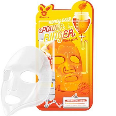 Elizavecca Honey Deep Power Ringer Mask Тканевая маска с медом 23мл