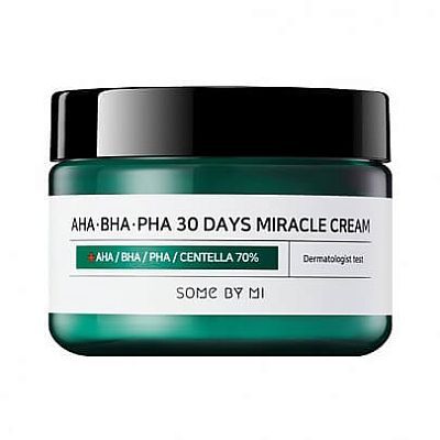 Some By Mi AHA-BHA-PHA 30 Days Miracle Cream Восстанавливающий крем для проблемной кожи с кислотами