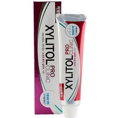 Mukunghwa Xylitol Pro Clinic Лечебно-профилактическая зубная паста c экстрактами трав 130г