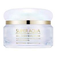 Missha Super Aqua Cell Renew Snail Cream Регенерирующий крем для лица с улиткой 52 мл
