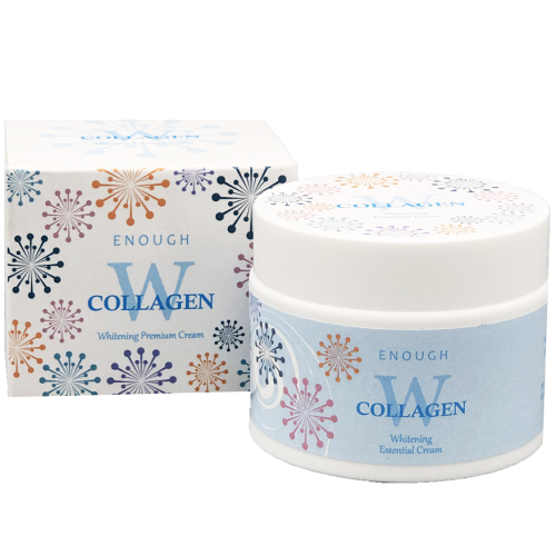 Enough W Collagen Whitening Premium Cream Крем для лица осветляющий УЦЕНКА 50г