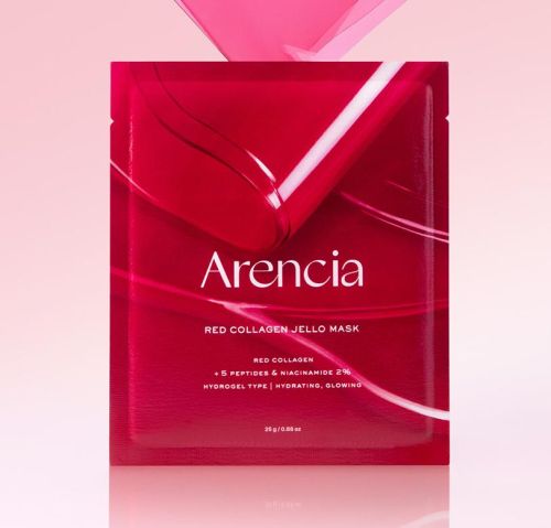 Гидрогелевая маска с коллагеном и пептидами Arencia Red Collagen Jello Mask 1шт