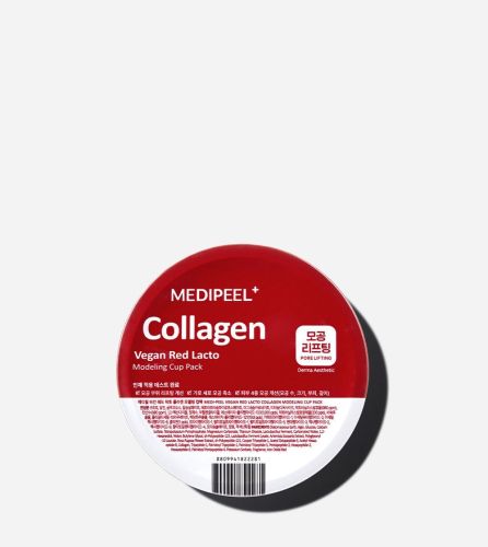 Восстанавливающая альгинатная маска Medi-Peel Vegan Red Lacto Collagen Modeling Cup Pack 28г