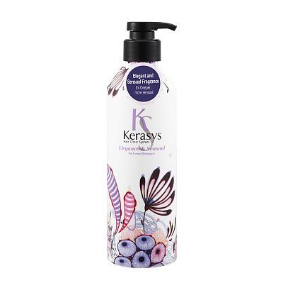 Kerasys Perfumed Line Elegance & Sensual Парфюмированный шампунь для тонких волос 400мл