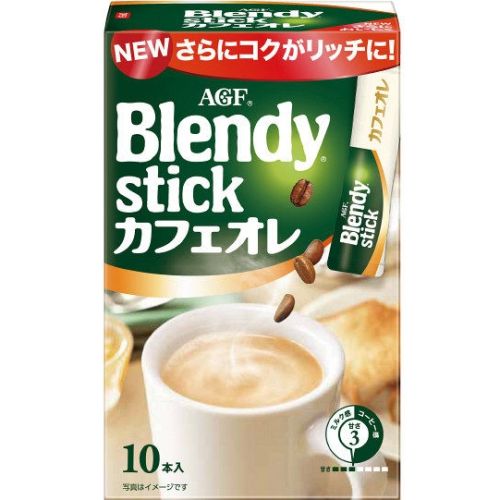 AGF Blendy Stick Кофе со сливками 3-в-1 (10 шт по 12г)