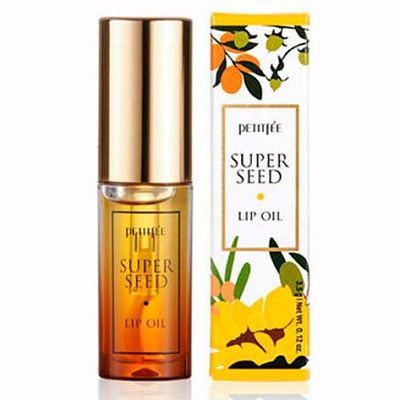 Petitfee Super Seed Lip Oil Питательное масло для губ с комплексом семенных масел 5 мл