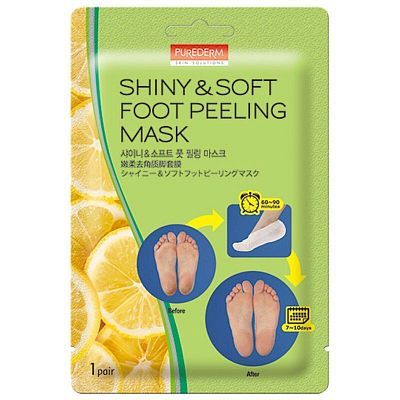 Purederm Foot Peeling Mask Shiny & Soft Носочки для педикюра 1 пара