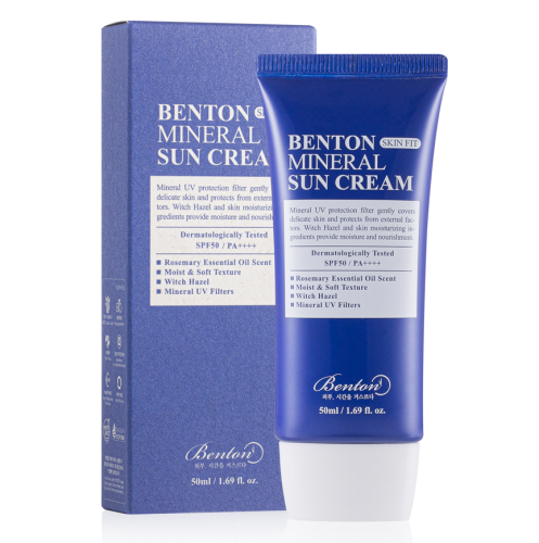 Benton Skin Fit Mineral Sun Cream Минеральный солнцезащитный крем SPF 50+ PA++++