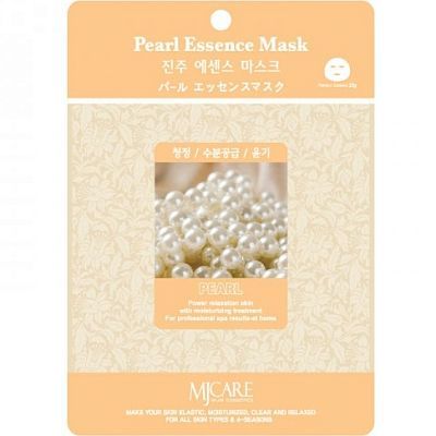 Mijin Pearl Essence Mask Маска тканевая жемчуг 23г