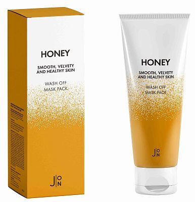 J:on Honey Smooth Velvety and Healthy Skin Wash Off Mask Pack Маска для лица с экстрактом меда 50г