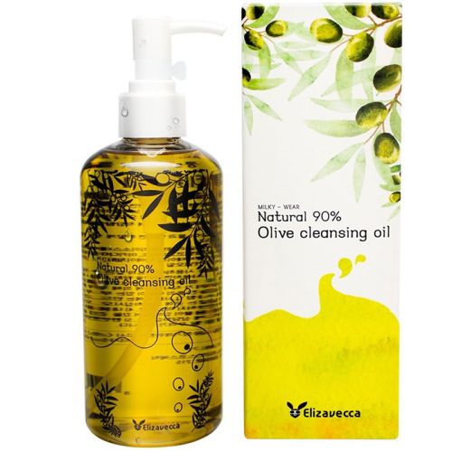 Elizavecca Natural 90% Olive Cleansing Oil Натуральное гидрофильное масло с оливой 300мл