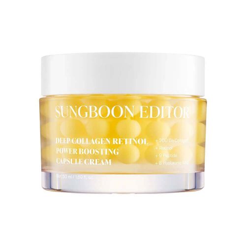 Капсульный крем с коллагеном и спикулами Sungboon Editor Deep Collagen Retinol Power Boosting Capsul